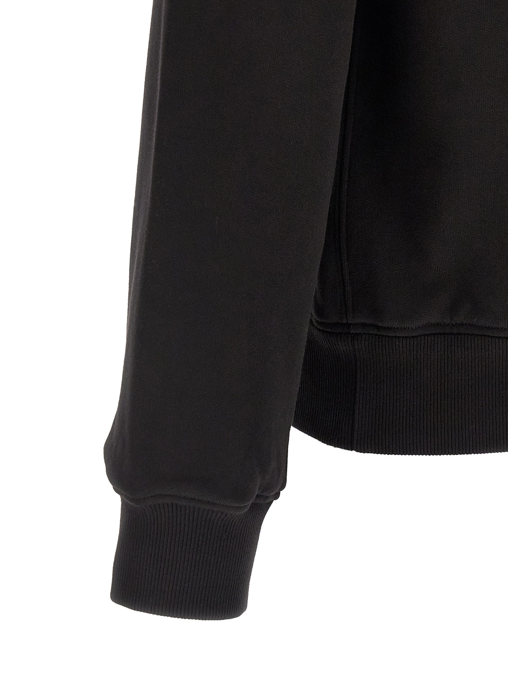 Black Cotton Sweatshirt
