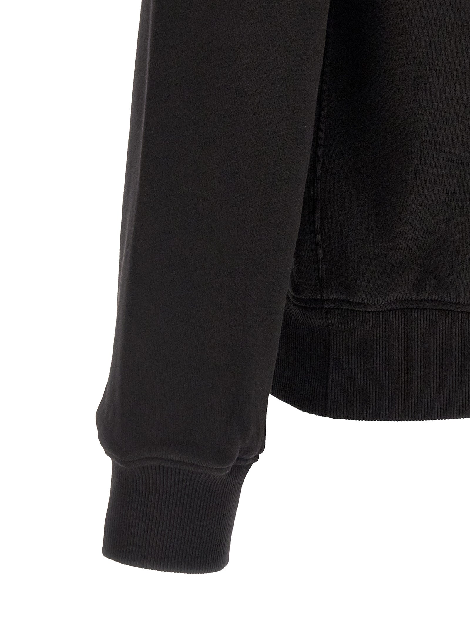 Black Cotton Sweatshirt