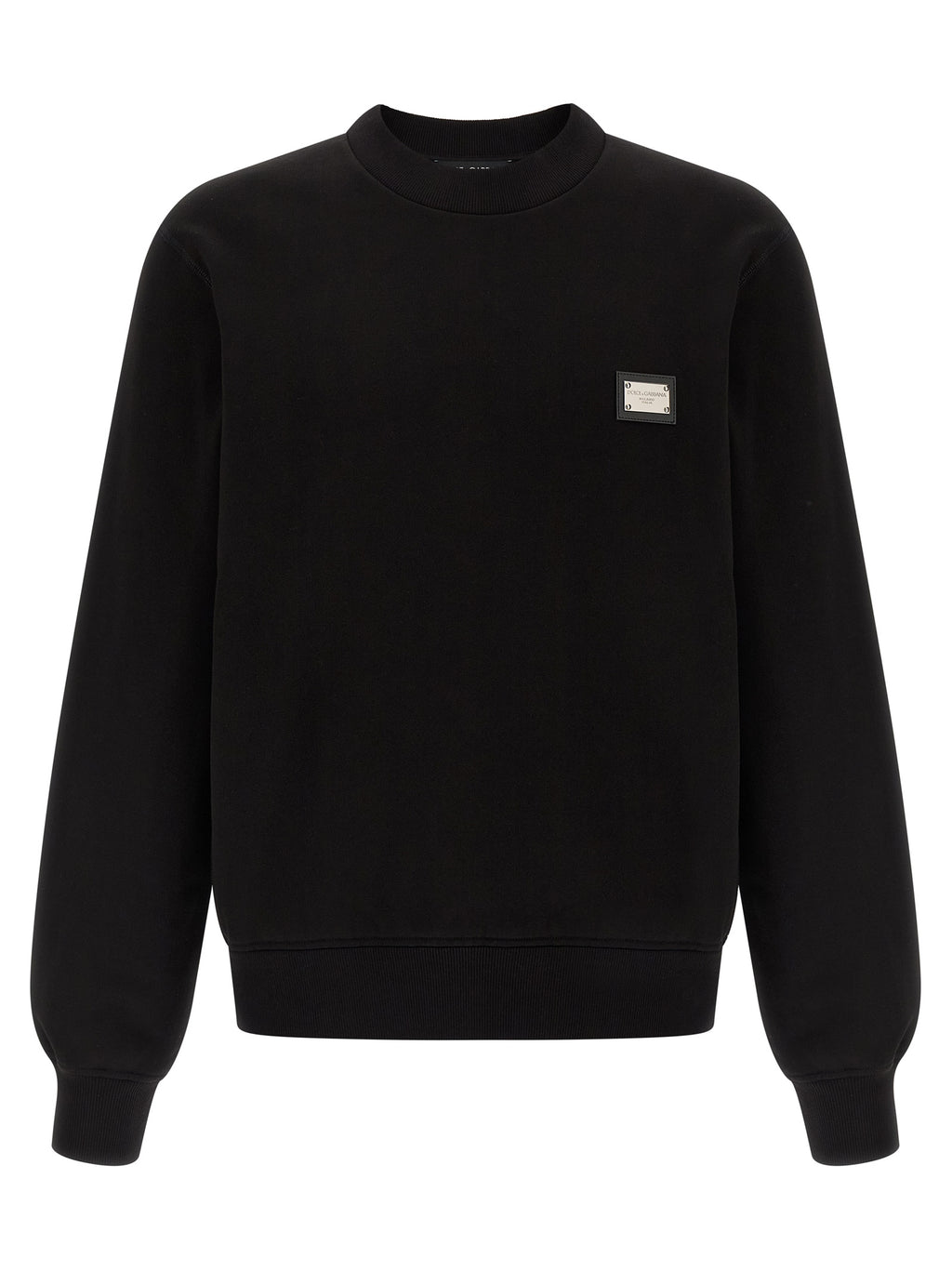 Black Cotton Sweatshirt