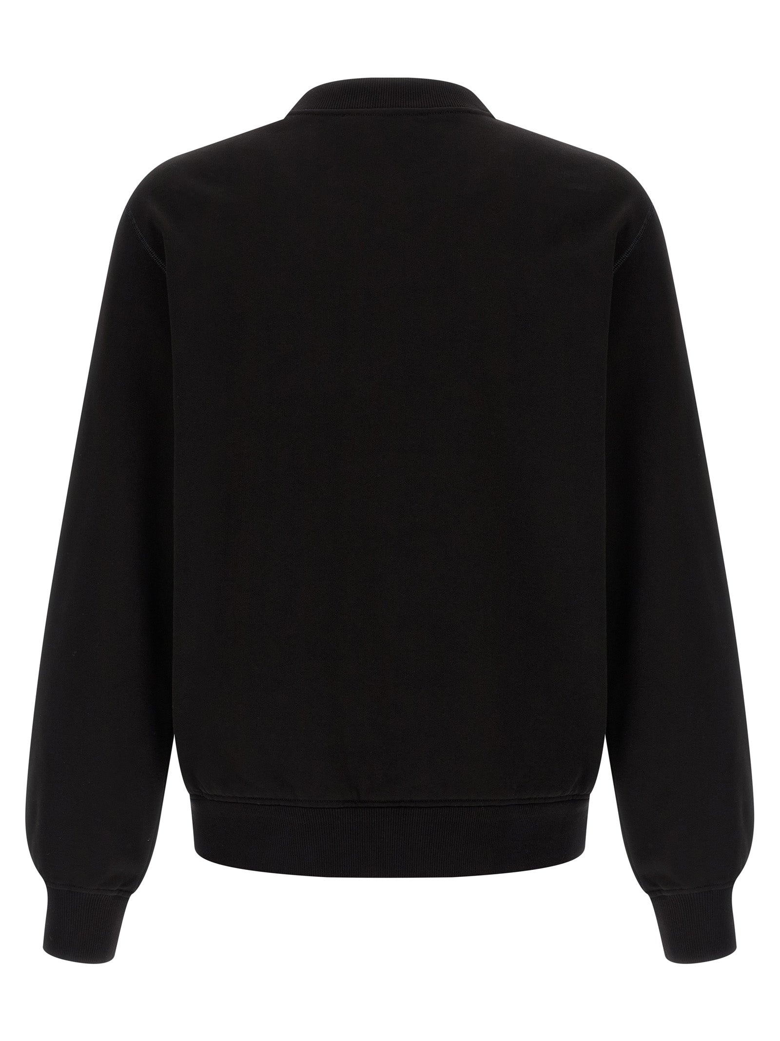 Black Cotton Sweatshirt