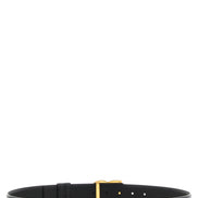 Black Calfskin Regular Belt