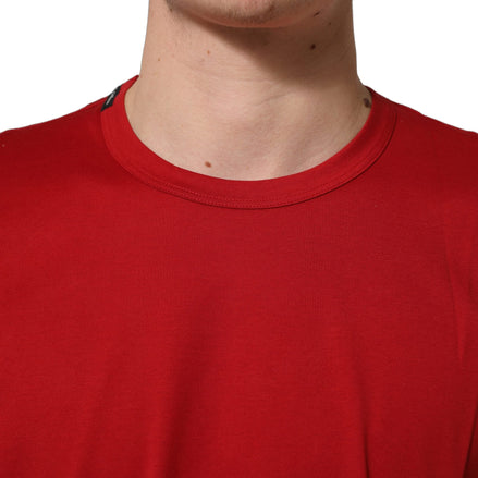 Red Goodluck 2023 Cotton Crew Neck T-shirt