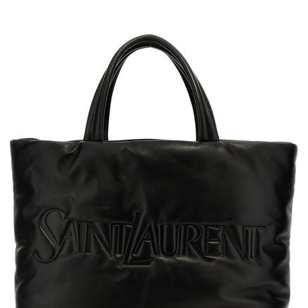 Black Lamb Leather Tote Bag