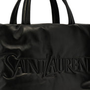 Black Lamb Leather Tote Bag