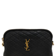 Black Lamb Leather Crossbody Bag