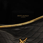 Black Lamb Leather Crossbody Bag