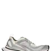 Gray Polyester Athletic Sneakers