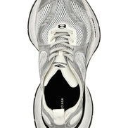 Gray Polyester Athletic Sneakers