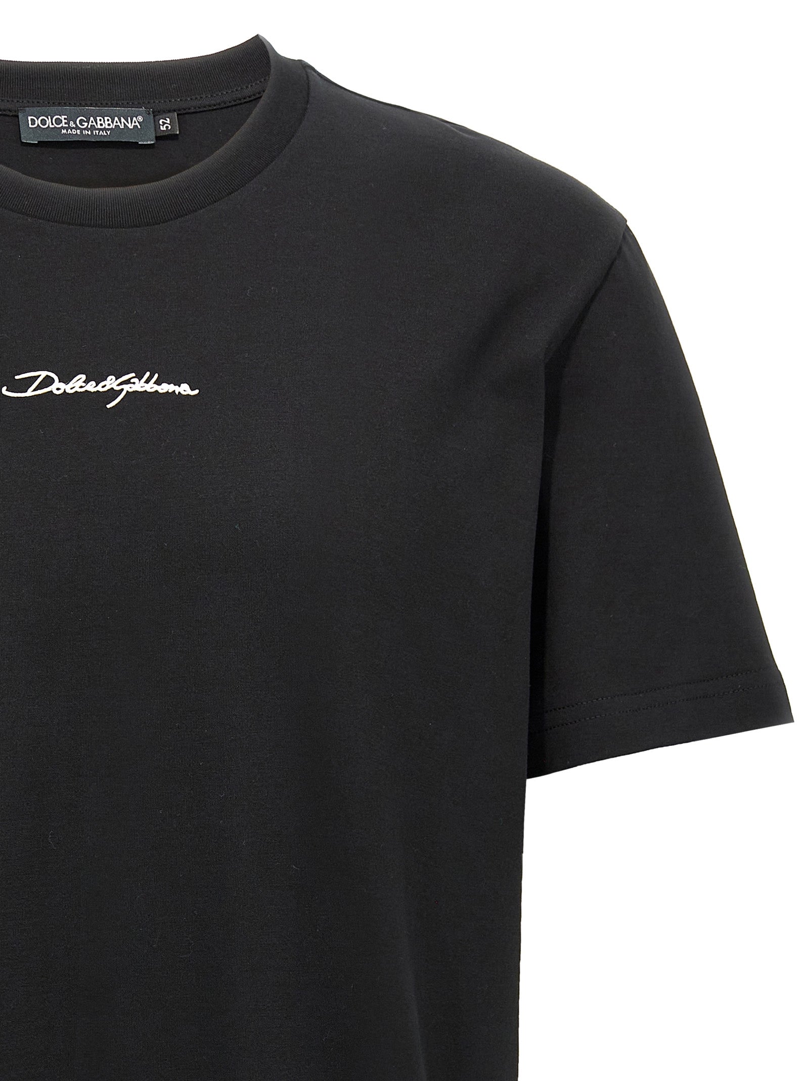 Black Cotton T-Shirt