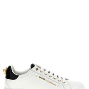 Bicolor Calfskin Low Top Sneakers