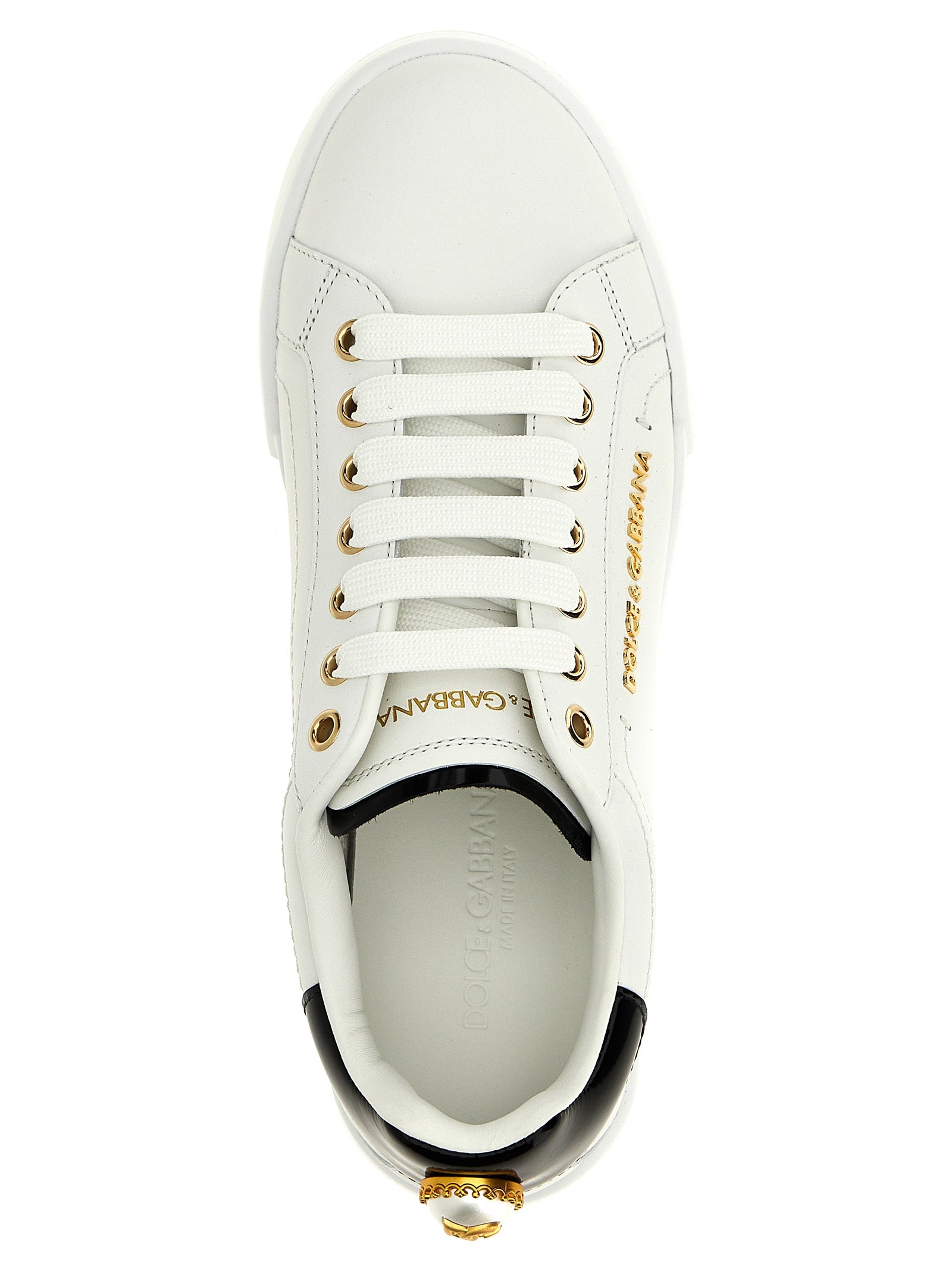 Bicolor Calfskin Low Top Sneakers