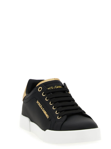 Black Calfskin Sneakers