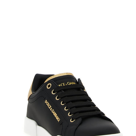 Black Calfskin Sneakers