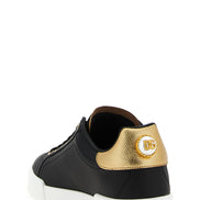 Black Calfskin Sneakers