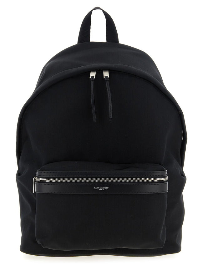 Black Polyamide Backpack