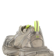 Gray Polyethylene Athletic Sneakers