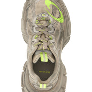 Gray Polyethylene Athletic Sneakers