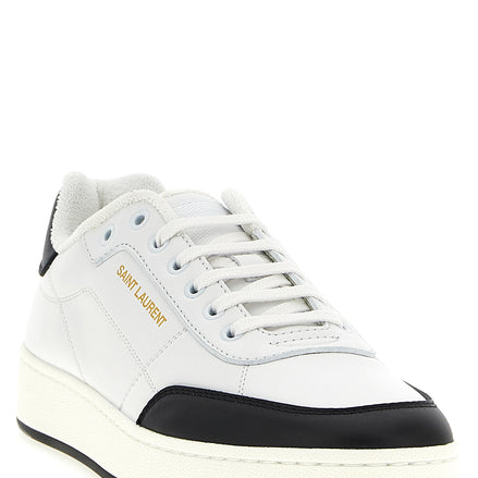 Bicolor Calfskin Low Top Sneakers
