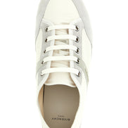 White Polyamide Low Top Sneakers