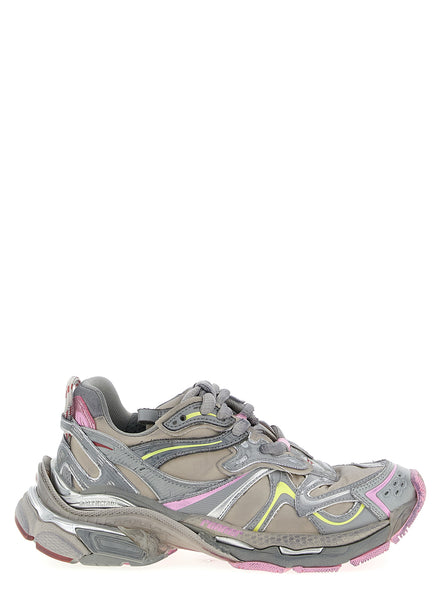 Multicolor Polyethylene Athletic Sneakers