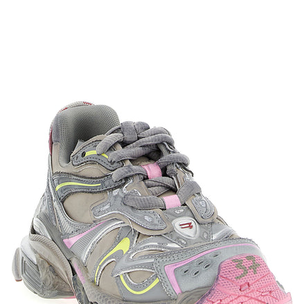 Multicolor Polyethylene Athletic Sneakers