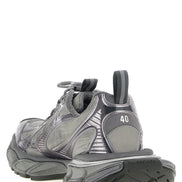Gray Polyester Athletic Sneakers