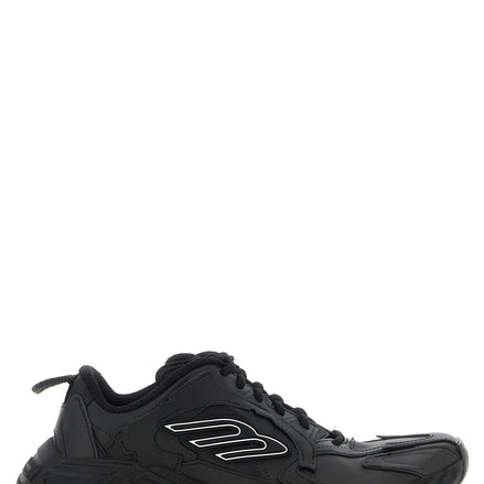 Black Calfskin Athletic Sneakers