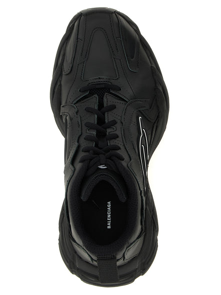 Black Calfskin Athletic Sneakers