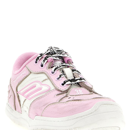 Multicolor Calfskin Athletic Sneakers