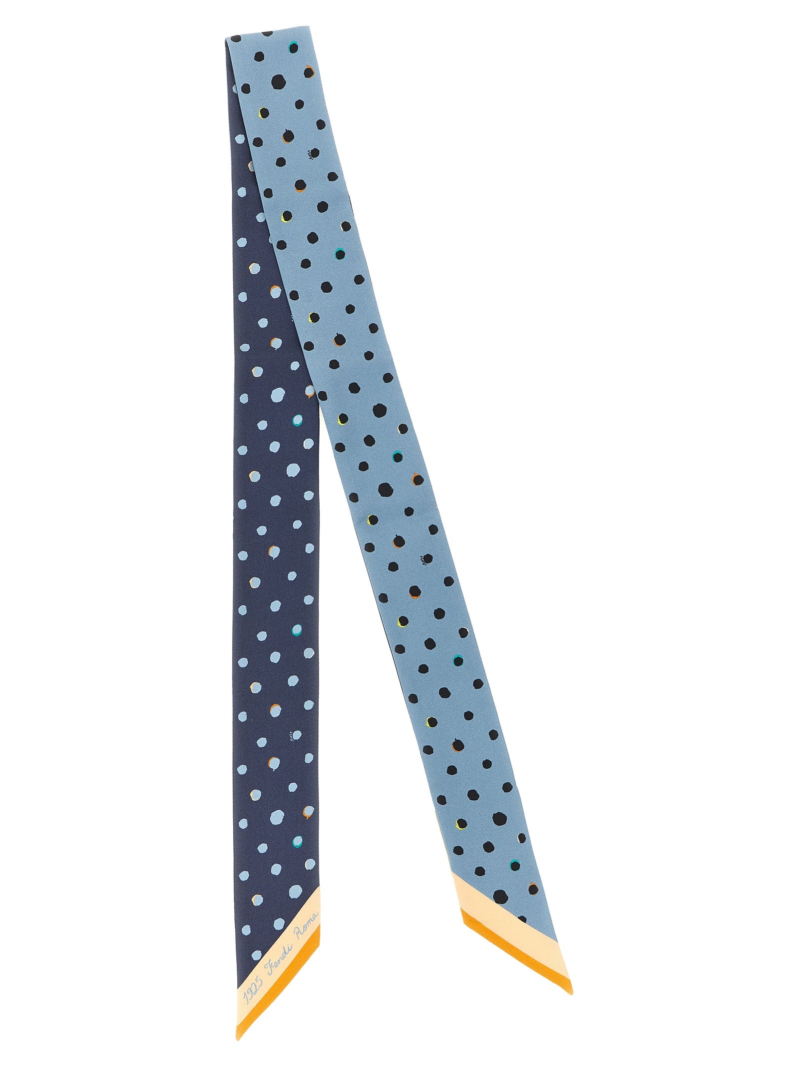 Multicolor Silk Foulard