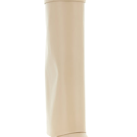 Beige Calfskin Over The Knee