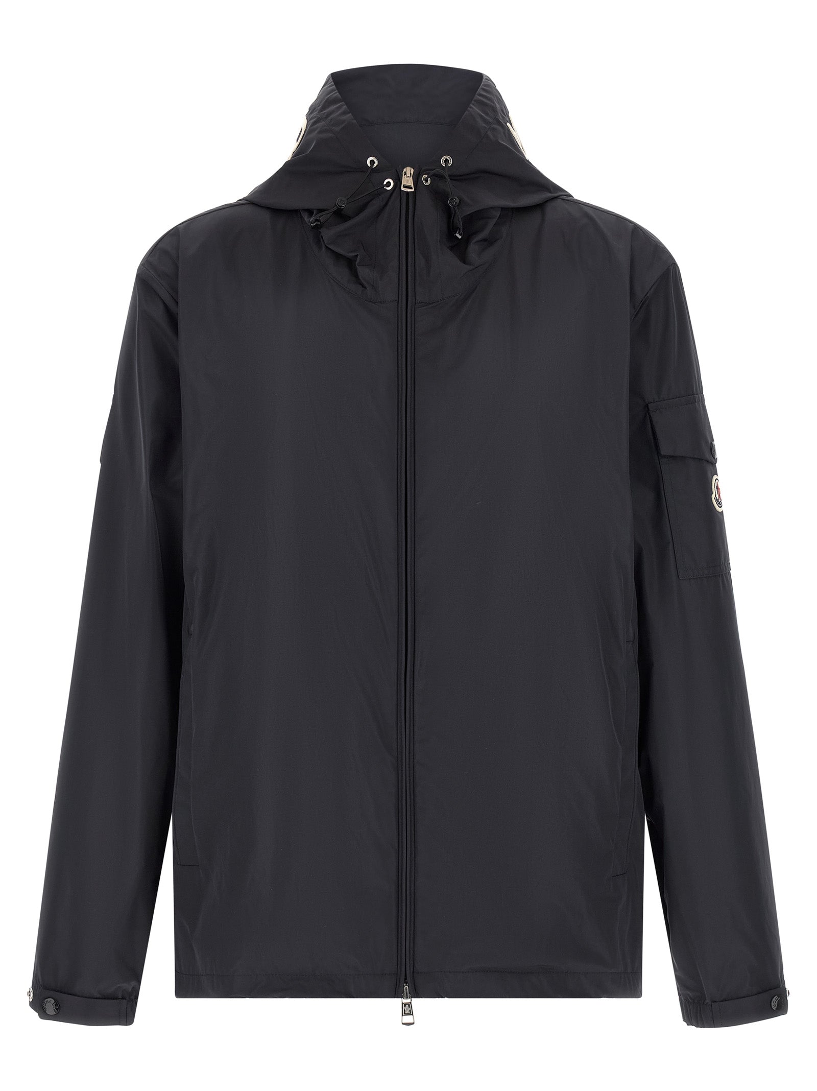 Blue Polyester Shell Jacket