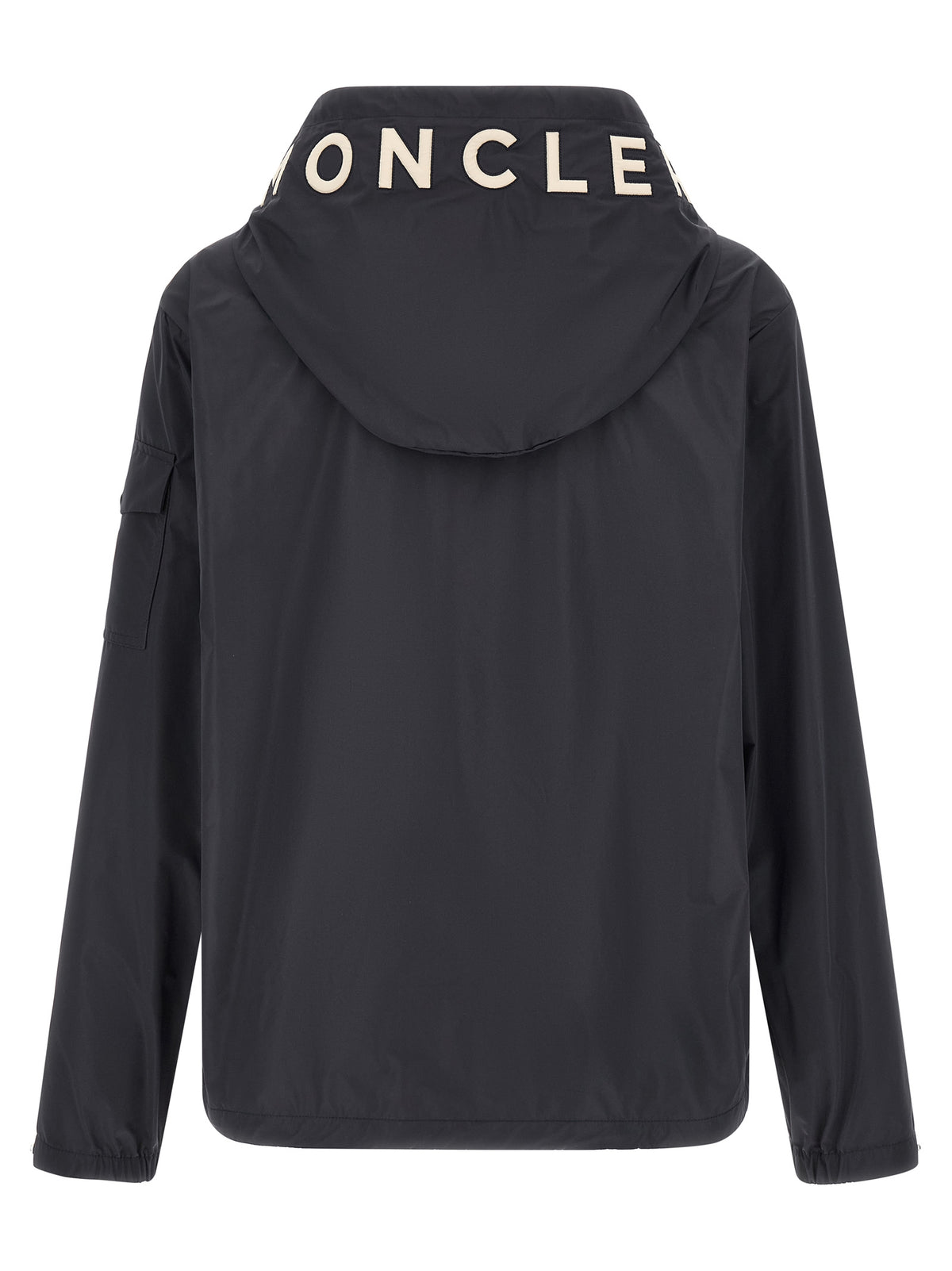 Blue Polyester Shell Jacket