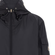Blue Polyester Shell Jacket