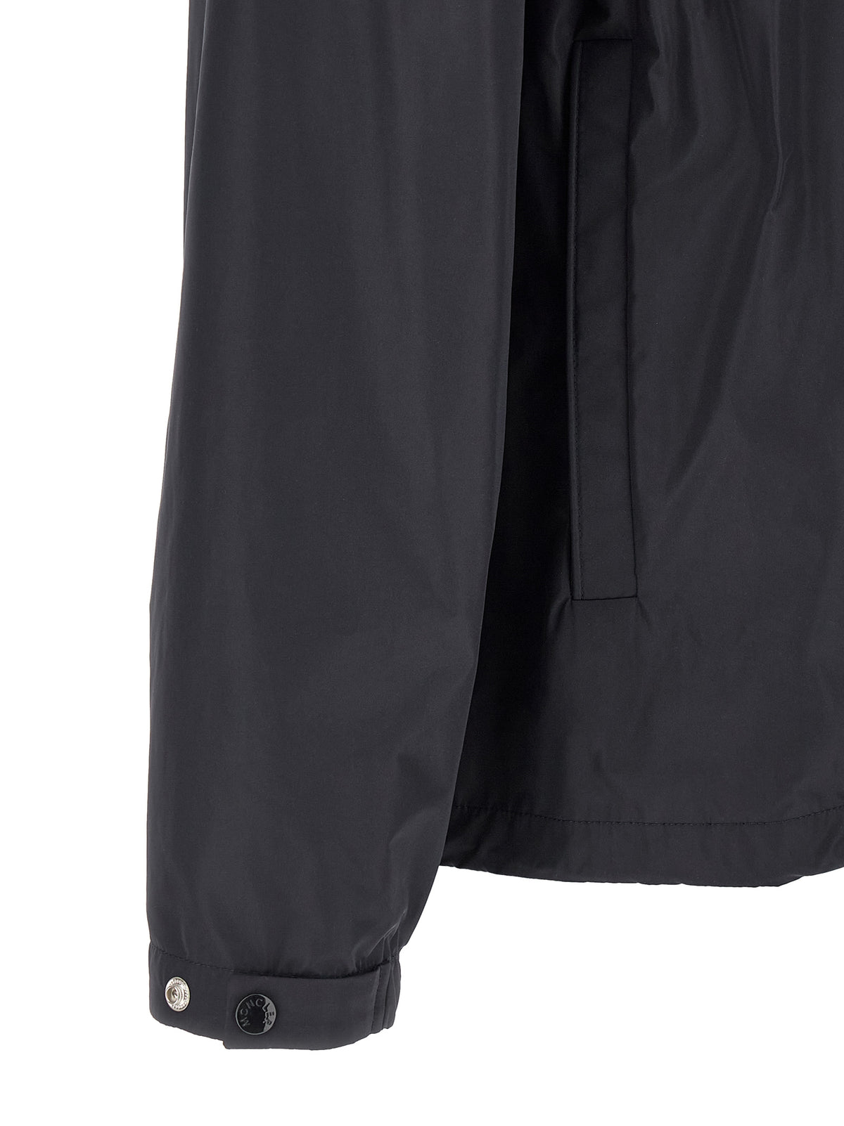 Blue Polyester Shell Jacket