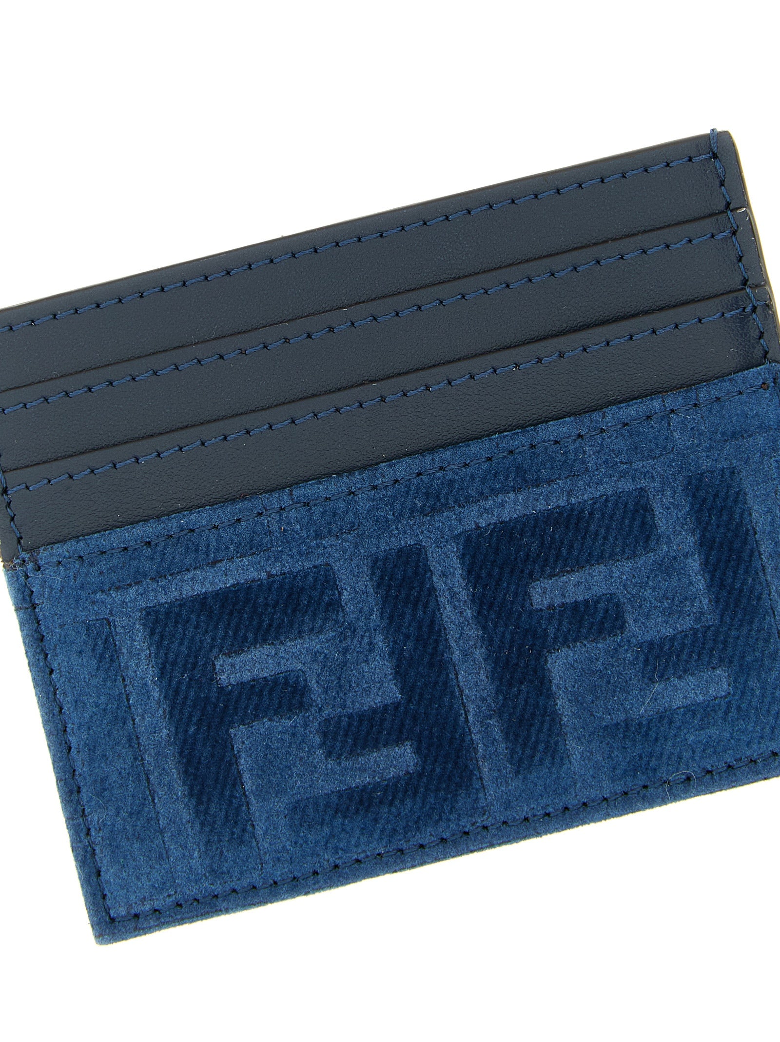 Blue Cotton Cardholder