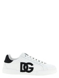 Bicolor Calfskin Low Top Sneakers