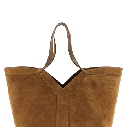 Brown Calfskin Tote Bag