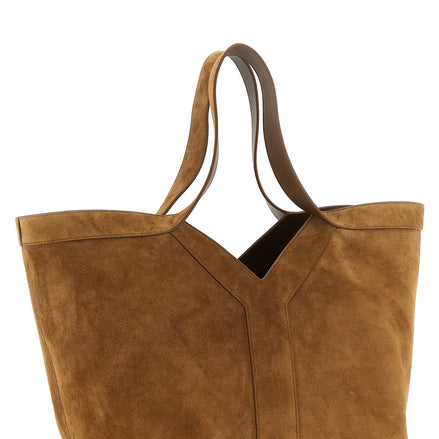 Brown Calfskin Tote Bag