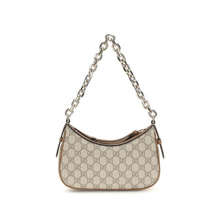 Beige Fabric Handbag