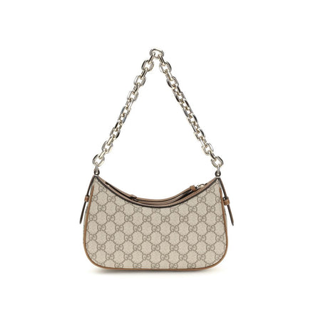 Beige Fabric Handbag