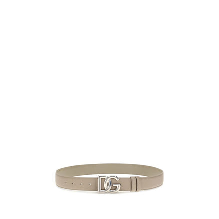 Beige Calf Leather Bos Taurus Regular Belt