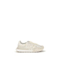 Beige Calf Leather Bos Taurus Sneakers