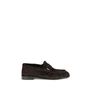 Brown Calf Leather Bos Taurus Slip-On Loafers