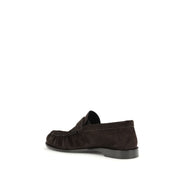 Brown Calf Leather Bos Taurus Slip-On Loafers