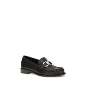Black Calf Leather Bos Taurus Slip-On Loafers