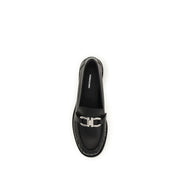 Black Calf Leather Bos Taurus Slip-On Loafers