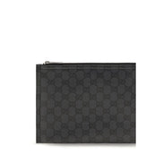 Black Cotton Clutch Bag