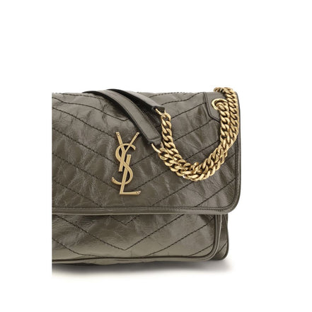 Bicolor Calf Leather Bos Taurus Shoulder Bag