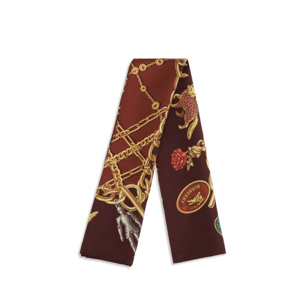 Bordeaux Silk Scarf